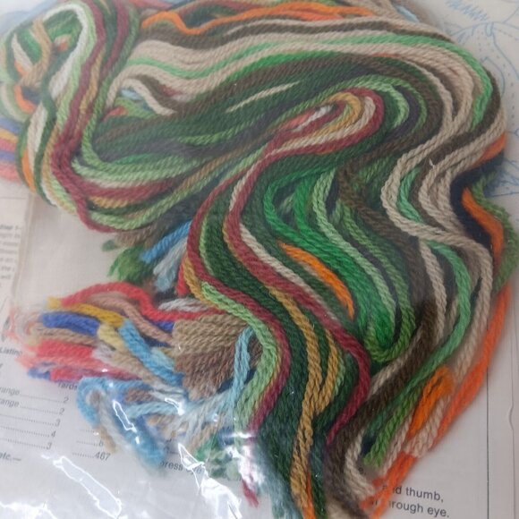 Columbia Minerva Beatrix Potter Crewel Picture Kit Peter Rabbit Love is Shared - Picture 7 of 8